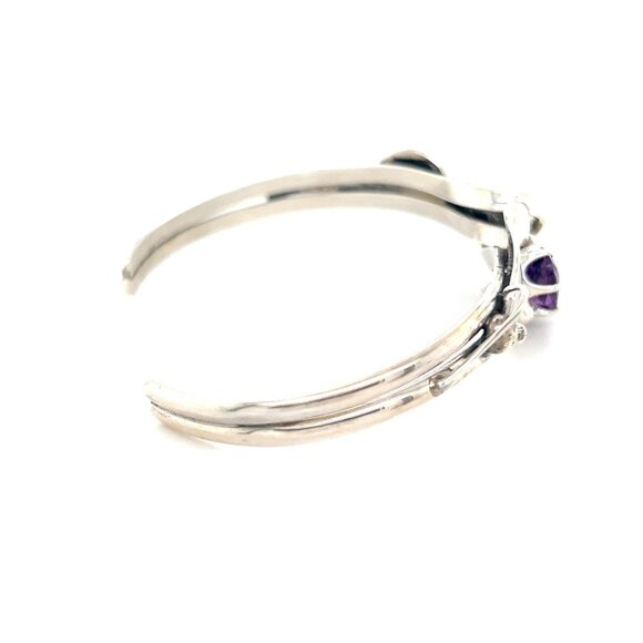 Sterling El Piaso Amethyst Cuff - Picture 3 of 10